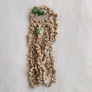 Two Strands of Hilo Shells Necklaces 18 ½" Unisex